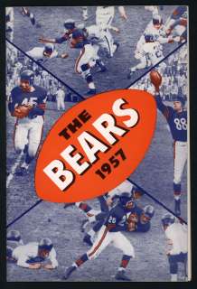 Collection of Chicago Bears Media Guides 1955 1959  