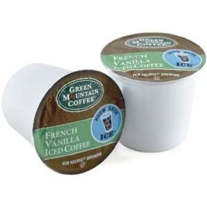 Green Mountain French Vanilla Iced Coffee, 16 K Cups (Pack of 6)