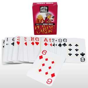  OVER THE HILL JUMBO INDEX PLAYING CARDS Toys & Games