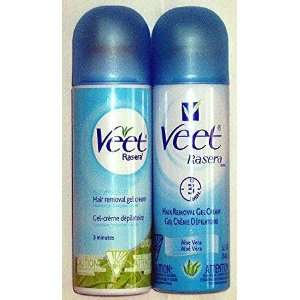 Veet Aloe Vera Hair Removal Gel Cream 5.1 oz Health 