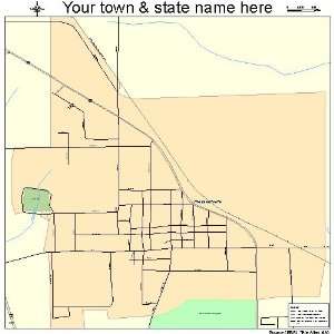  Street & Road Map of Pleasantville, Iowa IA   Printed 