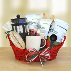   Italian Coffee & Biscotti Gift Basket  Coffee Lovers Gift Basket