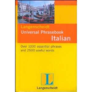  Langenscheidt 735566 Italian Universal Phrasebook Office 