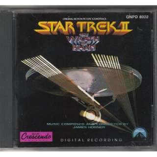 Star Trek II The Wrath of Khan Movie Soundtrack CD 1990 USED  
