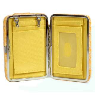 Cellphone IPhone Ipod case bag frame wallet yellow  