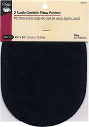 Dritz Suede Elbow Patches Navy D55230 3  