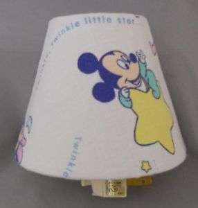 New Night Light Lite Disney Baby Mickey Mouse Nursery  