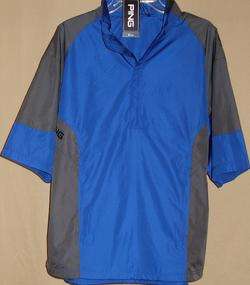 PING Lightweight 1/2 zip Short Sleeve Windshirt XL(Admiral Blue 