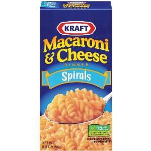 Kraft Macaroni & Cheese Dinner, Spirals, 5.5 oz (Pack of 12)  