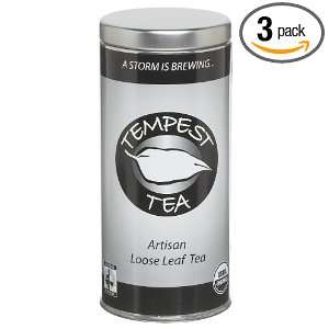 Tempest Tea, Organic Fire Loose Leaf Tea, 4 Ounce Tins (Pack of 3 