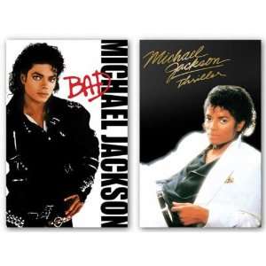  Michael Jackson   Thriller and Bad Album Covers 