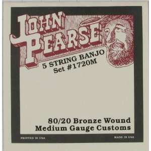 John Pearse Banjo 5 String 80/20 Bronze Extra Long, .010 