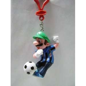  Mario Bro Soccer Star Luigi 11 Keychain Toys & Games