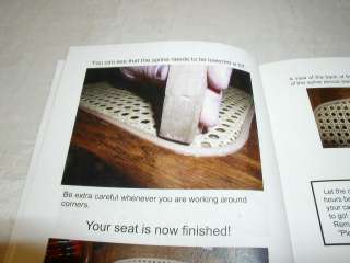 How to Booklet Easy Instructions for Pressed Cane Seats  