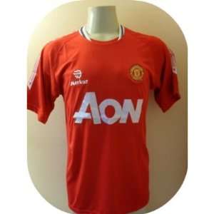  MANCHESTER UNITED HOME SOCCER JERSEY SIZE LARGE. NEW 