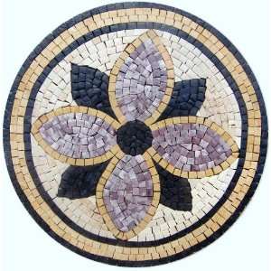  12 Accent Marble Mosaic Art Tile Floor Or Wall Insert 