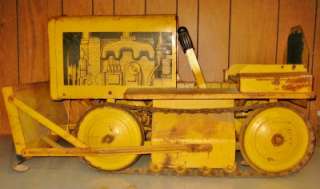   Caterpillar Bulldozer Pedal Car/Tractor Orig. Tracks Unrestored Cat D4