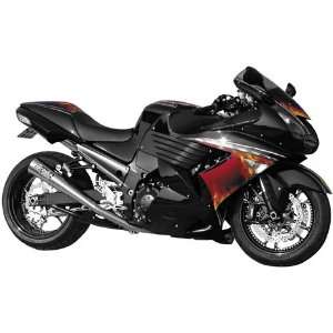 Brock Performance Street Megaphone 14in. Full System   Polished ZX12 