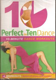 WDNY PERFECT IN TEN 5 DVDs Yoga Dance Workout Abs 5 hrs  