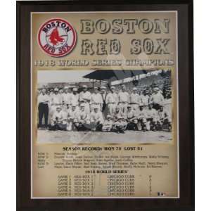  1918 Boston Red Sox Major League Baseball World Series 
