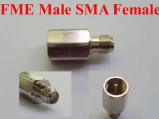 FME Male Plug to SMA Female Jack Straight Adapter  