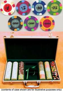 300 Chip Paulson Classic poker set in case  