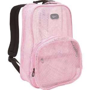 Nike Mesh Large Backpack (Real Pink/Black) Sports 