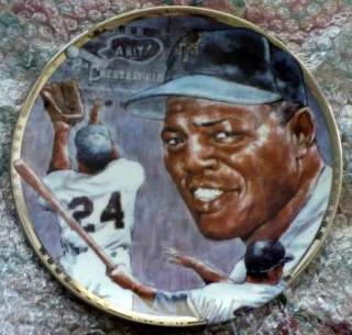 WILLIE MAYS GOLDEN YEARS 8 1/2 PLATE ONLY LIMITED 5000  