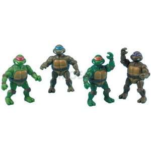  4 Teenage Mutant Ninja Turtles Miniature Figures (Raphael 