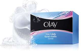 Olay 2 in 1 Normal Daily Facial Cloths, 33 Count (Pack of 