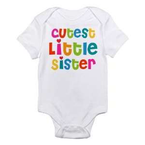  Cutest Little Sister Baby Onesie Shirt   Size 18 24 Months Baby
