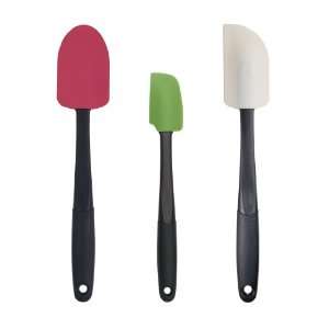    Oxo Good Grips 3 piece Silicone Spatula Set: Kitchen & Dining