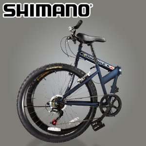 New 26 Folding Mountain Bike Foldable Bicycle 6 SP Speed Shimano 