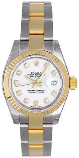 Rolex Ladies Datejust 2 Tone Diamond Watch 179173  
