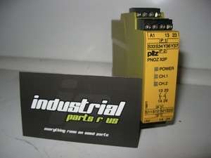PILZ PNOZ X2P E STOP RELAY AND SAFETY GATE MONITOR CONTROLLER  