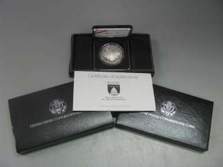 1989 US Mint Congressional Proof Silver Dollar Coin  