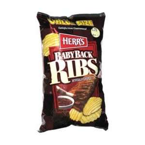 Herrs Baby Back Ribs Potato Chips, 10 Grocery & Gourmet Food