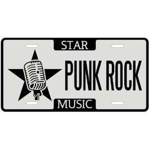  New  I Am A Punk Pop Star   License Plate Music