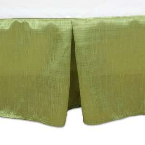    Chooty Thai Olive Queen Bed Skirt, 14 Inch Drop