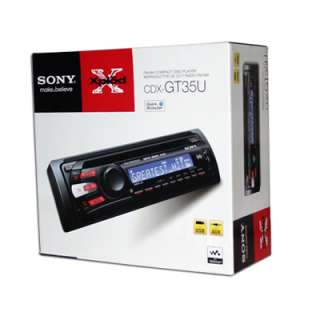 SONY CDX GT35U CAR STEREO RECEIVER CD/MP3 PLAYER AM/FM IN DASH 