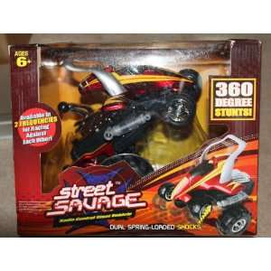  Blue Hat Remote Control Street Savage Toy Car, Color Red 