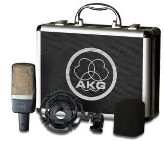 AKG C214 C 214 Studio Cardioid Condenser Microphone New  
