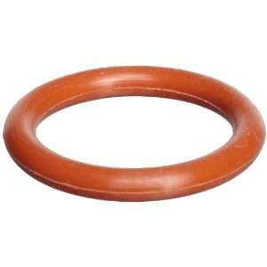 M1x14 Silicone Rubber O Ring, 70A Durometer, Round, Red, 14 mm ID, 16 