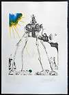 Dali, Memories of Surrealism, Space Elephant, lithograph & etching 