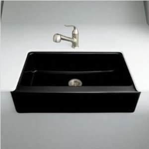 Bundle 90 Dickinson Apron Front Kitchen Sink with Four Hole Oversized 