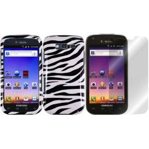  Zebra Design Hard Case Cover+LCD Screen Protector for Samsung 
