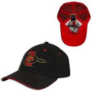 San Diego State Aztecs NCAA Dobby Flex Baseball Cap (Black) (Large/X 