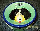 CUTE PUPPY   DOG BOWL. LARGER SIZE. SUITABLE FOR FOOD OR WATER. GLAZED 