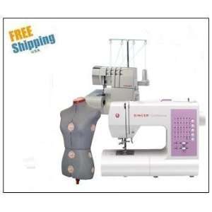   7463 & 14CG754 Serger with Dress Form Combo Arts, Crafts & Sewing