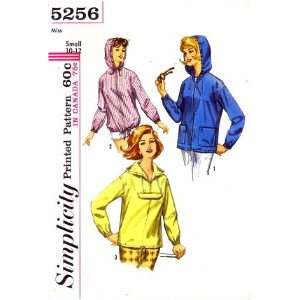 Simplicity 5256 Sewing Pattern Misses Hooded Jacket or Parka Size 10 